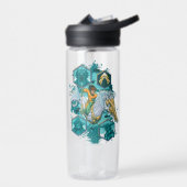 Aquaman Riding Seepferd über Kingdoms Trinkflasche (Links)
