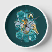 Aquaman Riding Seepferd über Kingdoms Uhr (Vorderseite)