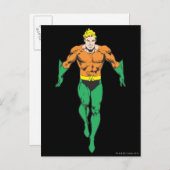 Aquaman Runs Postkarte (Vorne/Hinten)