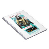 Aquaman "Savior | Of The Seas" Modernist Graphic Notizblock (Rechte Seite)