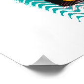 Aquaman "Savior | Of The Seas" Modernist Graphic Poster (Ecke)