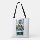 Aquaman "Savior | Of The Seas" Modernist Graphic Tasche (Rückseite)