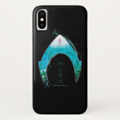 Aquaman See Through Mera Symbol Ocean Graphic Case-Mate iPhone Hülle (Rückseite)