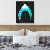 Aquaman See Through Mera Symbol Ocean Graphic Leinwanddruck (Insitu (Schlafzimmer))
