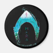 Aquaman See Through Mera Symbol Ocean Graphic Magnet (Vorne)