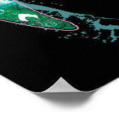 Aquaman | See Through Mera Symbol Ocean Graphic Poster (Ecke)