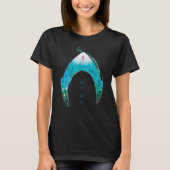 Aquaman See Through Mera Symbol Ocean Graphic T-Shirt (Vorderseite)