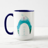 Aquaman See Through Mera Symbol Ocean Graphic Tasse (Links)