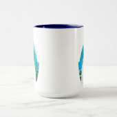Aquaman See Through Mera Symbol Ocean Graphic Tasse (Zentrum)