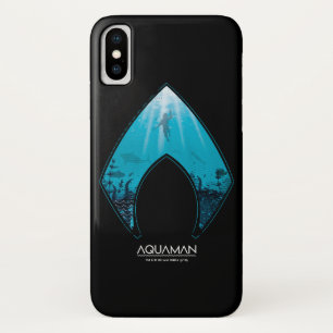 Aquaman   sehen durch Aquaman Logo-Ozean-Grafik Case-Mate iPhone Hülle