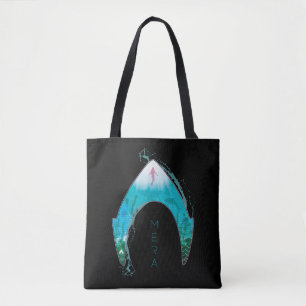 Aquaman   sehen durch Mera Symbol-Ozean-Grafik Tasche