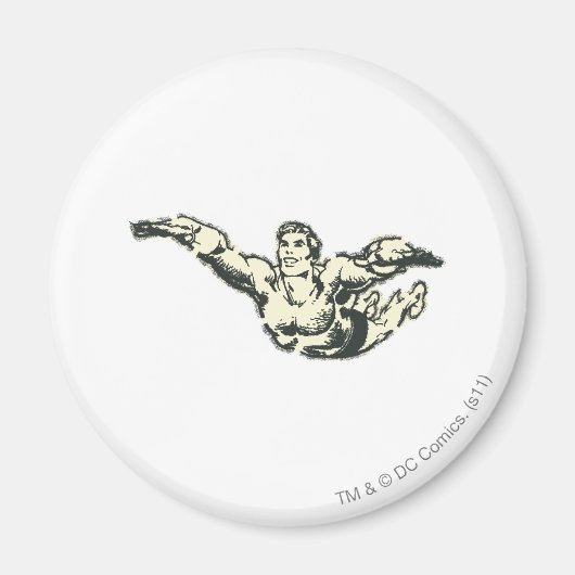 Aquaman Soars BW Magnet (Vorne)