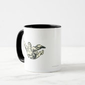 Aquaman Soars BW Tasse (Vorderseite Links)