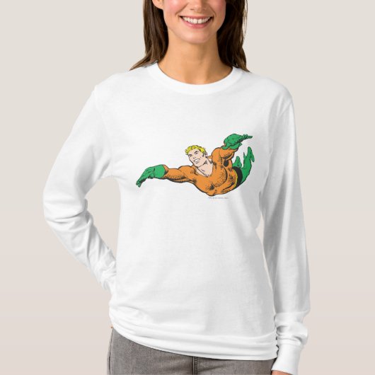 Aquaman Soars T-Shirt (Vorderseite)