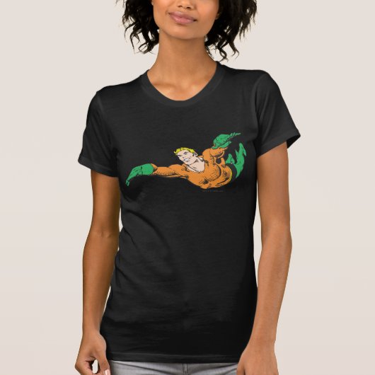 Aquaman Soars T-Shirt (Vorderseite)