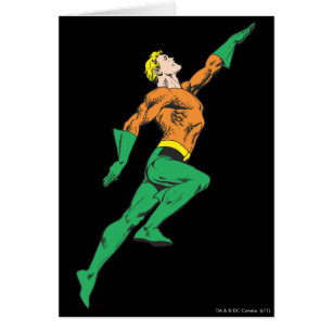 Aquaman springt auf