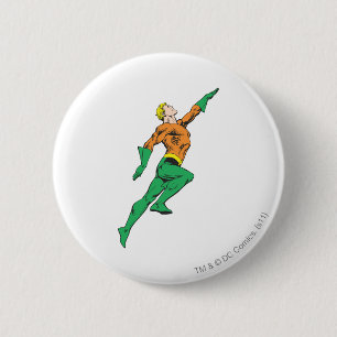 Aquaman springt auf button