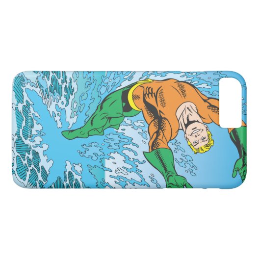 Aquaman springt aus dem Meer Case-Mate iPhone Hülle (Rückseite (Horizontal))