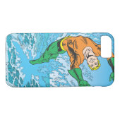 Aquaman springt aus dem Meer Case-Mate iPhone Hülle (Rückseite (Horizontal))