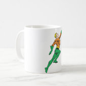 Aquaman springt hoch kaffeetasse (Vorderseite Links)