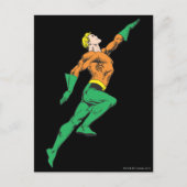 Aquaman springt hoch postkarte (Vorderseite)