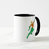 Aquaman springt hoch tasse (VorderseiteRechts)