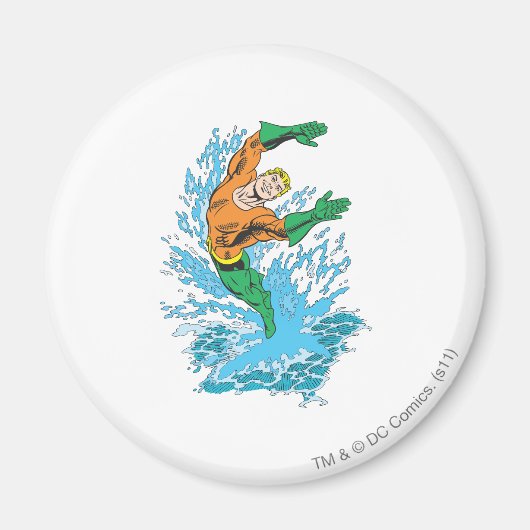 Aquaman springt in Wellen Magnet (Vorne)