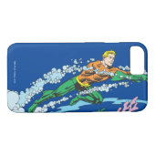 Aquaman springt über Korallen Case-Mate iPhone Hülle (Rückseite (Horizontal))
