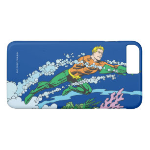 Aquaman springt über Korallen hinweg Case-Mate iPhone Hülle