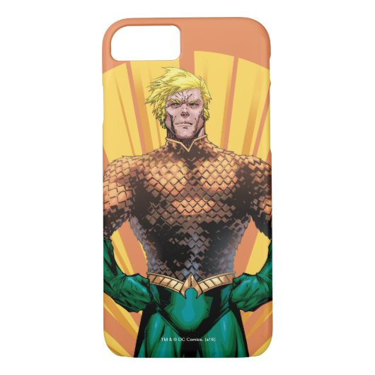 Aquaman Stehend Case-Mate iPhone Hülle (Rückseite)