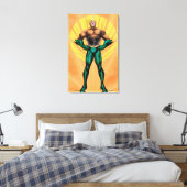Aquaman Stehend Leinwanddruck (Insitu (Schlafzimmer))