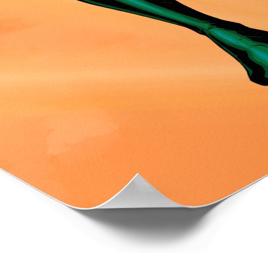 Aquaman Stehend Poster (Ecke)