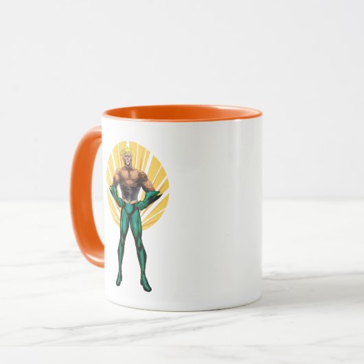 Aquaman Stehend Tasse (Vorderseite Links)