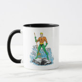 Aquaman steht mit Pitchfork Tasse (Links)
