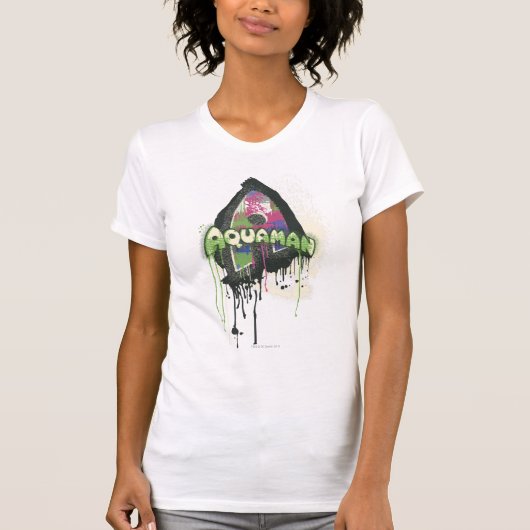 Aquaman - Twisted Innocence Letter Baby T-shirt (Vorderseite)