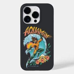 Aquaman und Trident Rising Surf Graphic Case-Mate iPhone 14 Pro Hülle