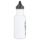 Aquaman und Trident Rising Surf Graphic Edelstahlflasche (Links)