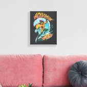 Aquaman und Trident Rising Surf Graphic Leinwanddruck (Insitu (Wohnzimmer))