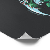 Aquaman und Trident Rising Surf Graphic Poster (Ecke)