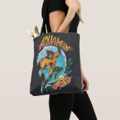 Aquaman und Trident Rising Surf Graphic Tasche (Von Nahem)