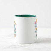 Aquaman und Trident Rising Surf Graphic Tasse (Zentrum)