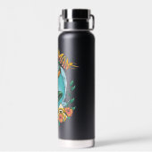 Aquaman und Trident Rising Surf Graphic Trinkflasche (Rückseite)