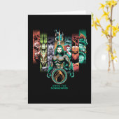 Aquaman | "Unite the Kingdoms" Atlanteans Graphic Karte (Gelbe Blume)