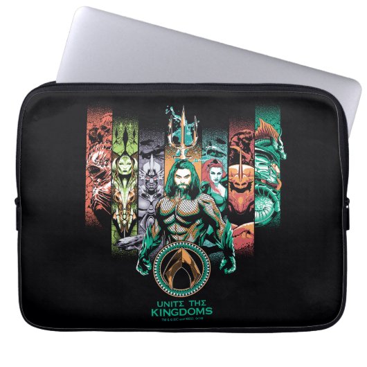 Aquaman | "Unite the Kingdoms" Atlanteans Graphic Laptopschutzhülle (Vorderseite)