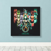 Aquaman | "Unite the Kingdoms" Atlanteans Graphic Leinwanddruck (Insitu (Holzboden))