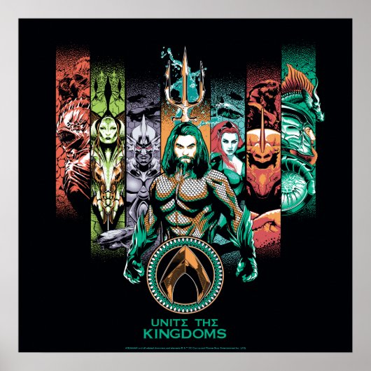 Aquaman | "Unite the Kingdoms" Atlanteans Graphic Poster (Vorne)