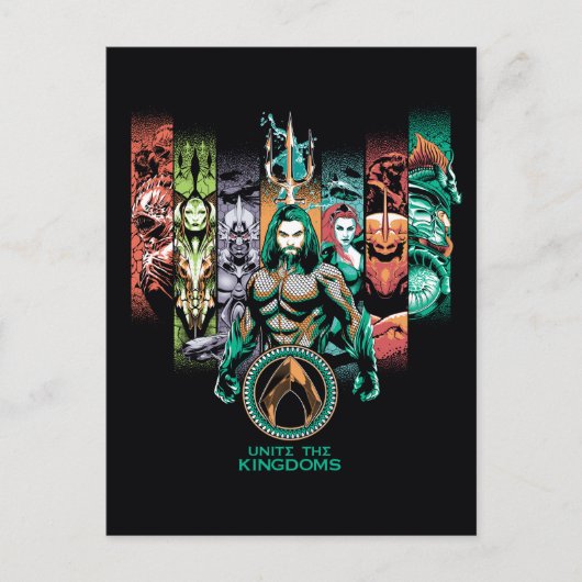 Aquaman | "Unite the Kingdoms" Atlanteans Graphic Postkarte (Vorderseite)