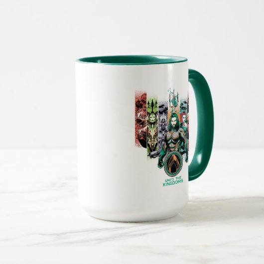 Aquaman | "Unite the Kingdoms" Atlanteans Graphic Tasse (VorderseiteRechts)