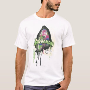 Aquaman - Verdrehte Unschuld Brief T-Shirt