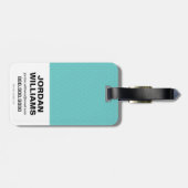 Aquaman | Verzierte Mera Graphic Gepäckanhänger (Rückseite horizontal)